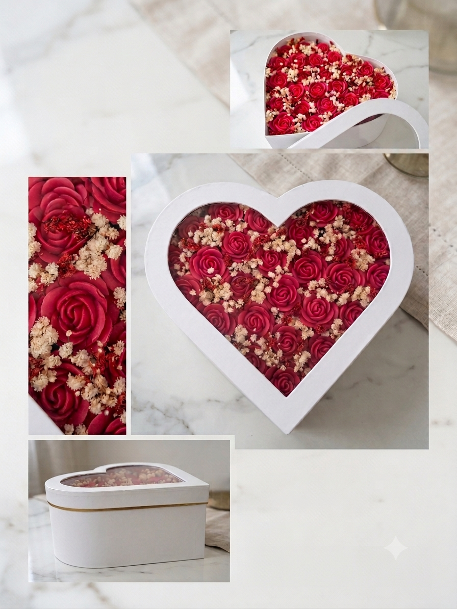 Coffret Romance – Fondants Parfumés Senteur Rose